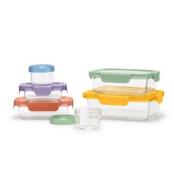 Color Lock? Glass 12pc Mixed Meal Prep Set